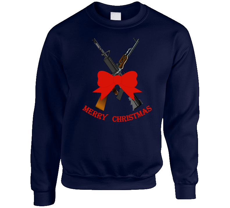 Weapons - Christmas Rifles - M4 - Ak Sweatshirt T Shirt