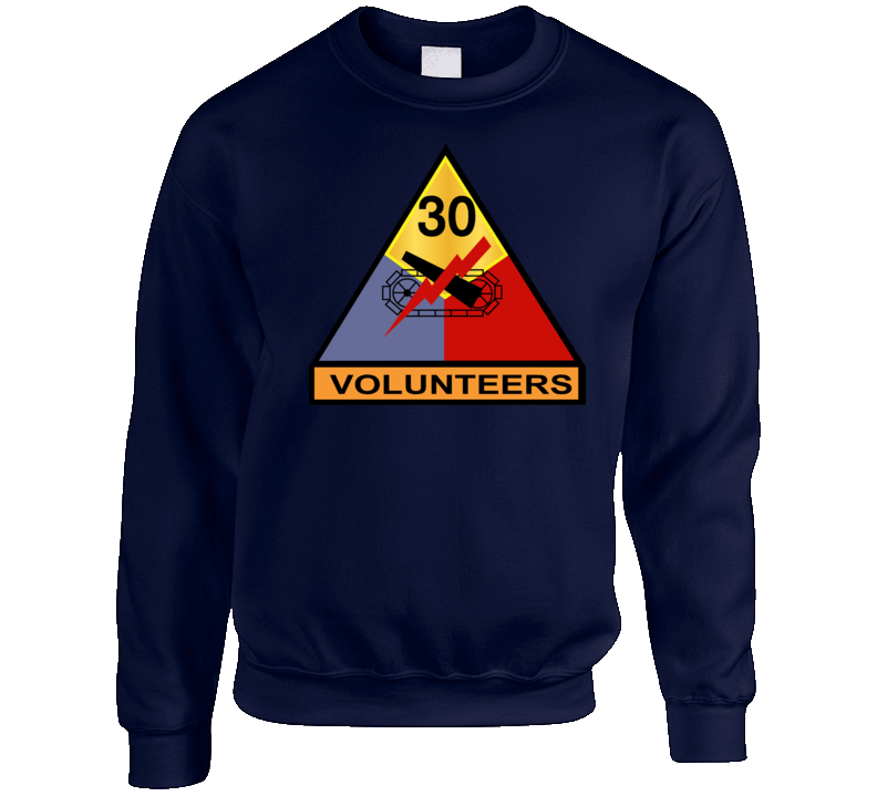 Army - 30th Armored Division - Volunteers Wo Txt Sweatshirt T Shirt