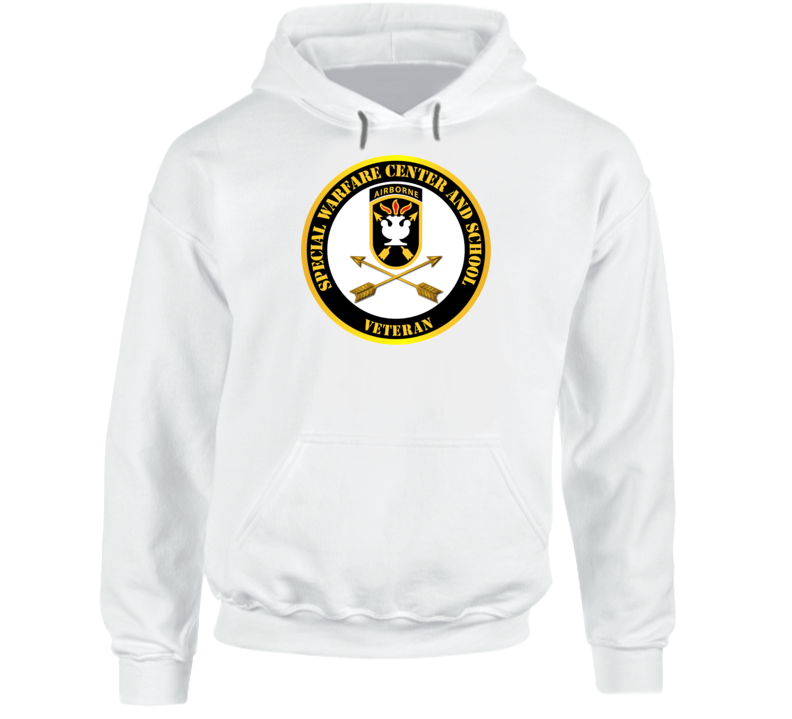 Sof - Jfk Special Warfare Center - School Ssi - Veteran Hoodie