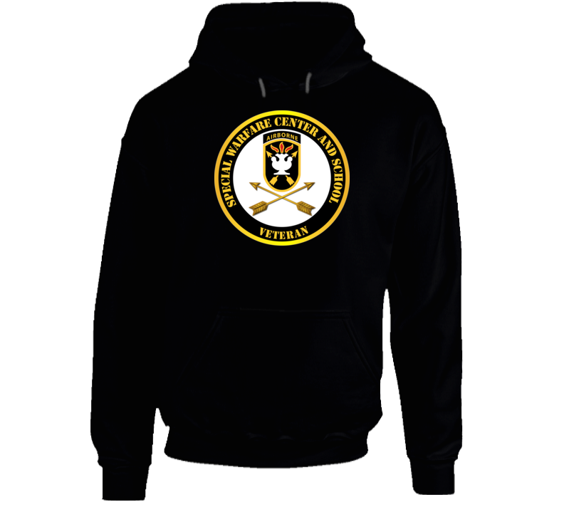 Sof - Jfk Special Warfare Center - School Ssi - Veteran Hoodie