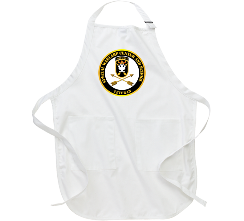 Sof - Jfk Special Warfare Center - School Ssi - Veteran Apron