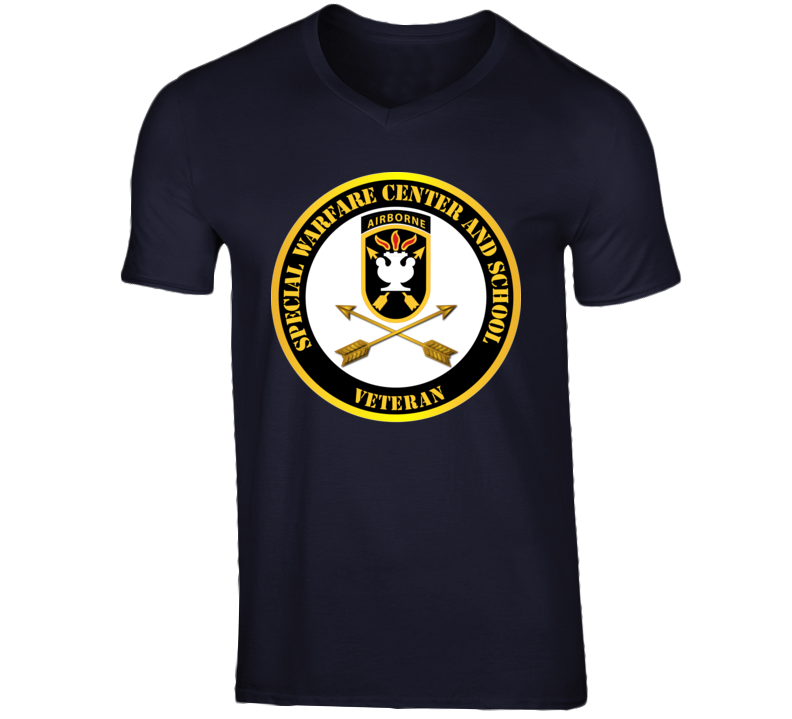 Sof - Jfk Special Warfare Center - School Ssi - Veteran V-neck