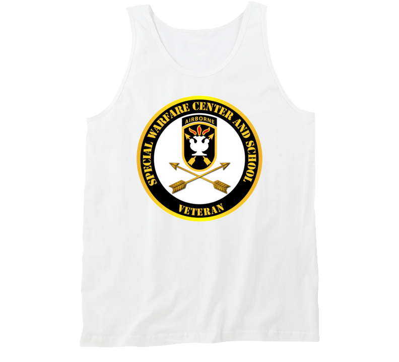 Sof - Jfk Special Warfare Center - School Ssi - Veteran Tanktop