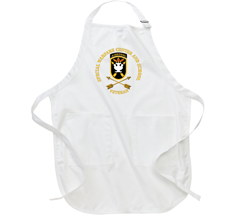 Sof - Jfk Special Warfare Center - School Ssi W Branch - Veteran Wo Backgrnd Apron