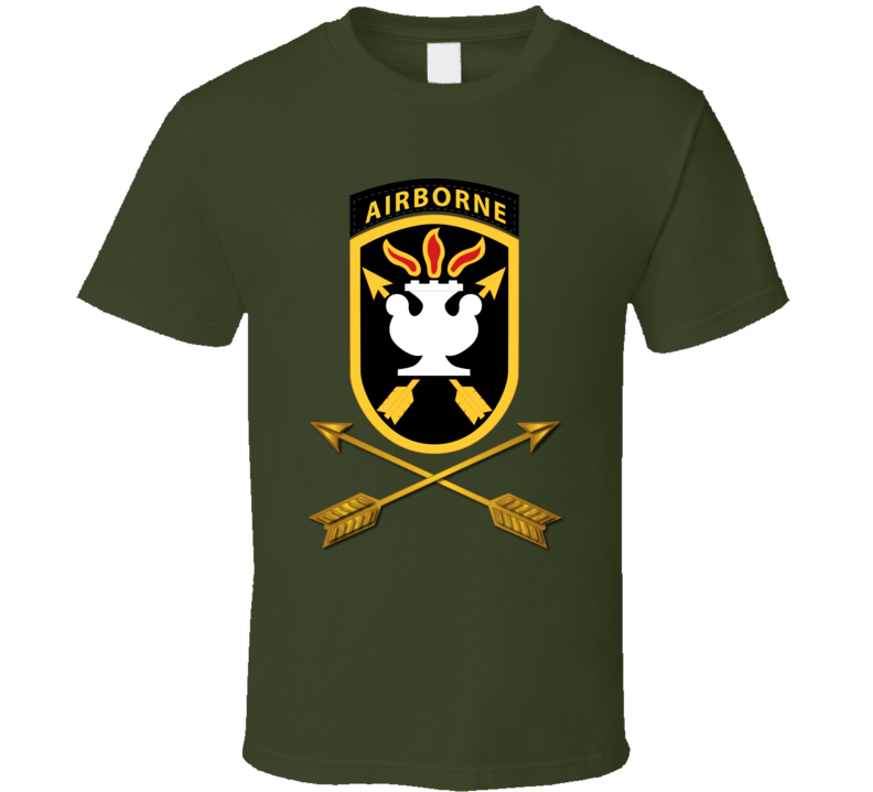 Sof - Jfk Special Warfare Center - School Ssi W Branch Wo Txt T Shirt