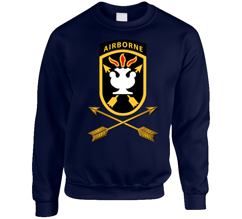 Sof - Jfk Special Warfare Center - School Ssi W Branch Wo Txt Sweat Shirt