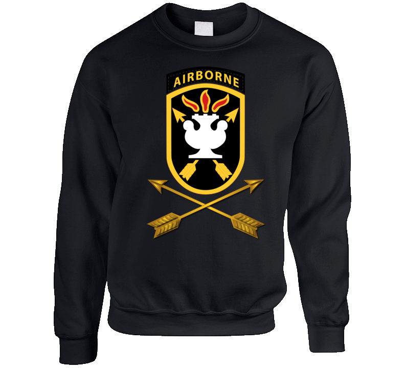 Sof - Jfk Special Warfare Center - School Ssi W Branch Wo Txt Sweat Shirt