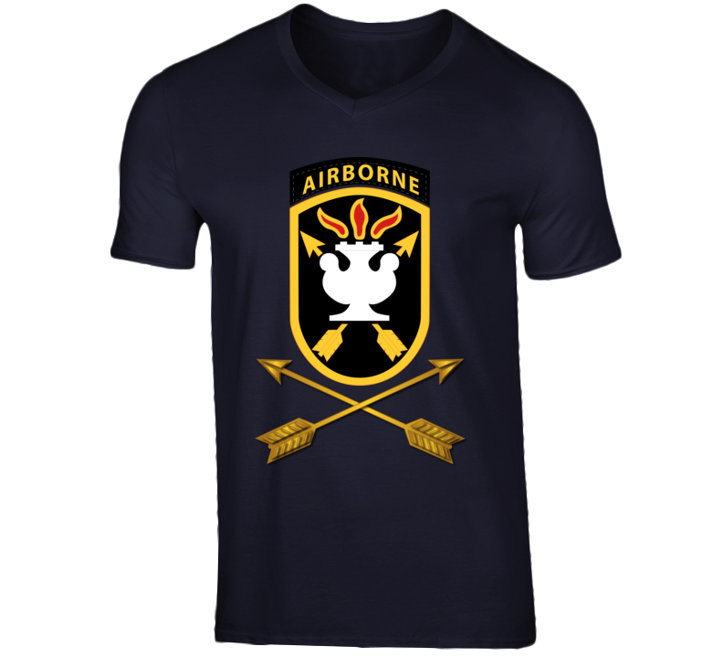 Sof - Jfk Special Warfare Center - School Ssi W Branch Wo Txt V-neck