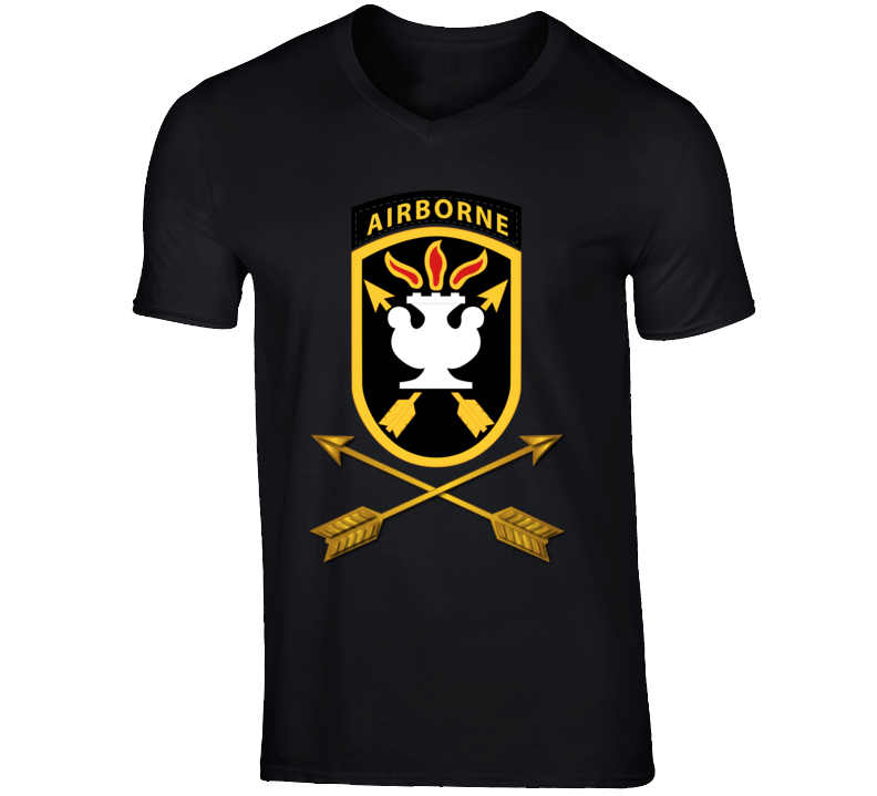 Sof - Jfk Special Warfare Center - School Ssi W Branch Wo Txt V-neck