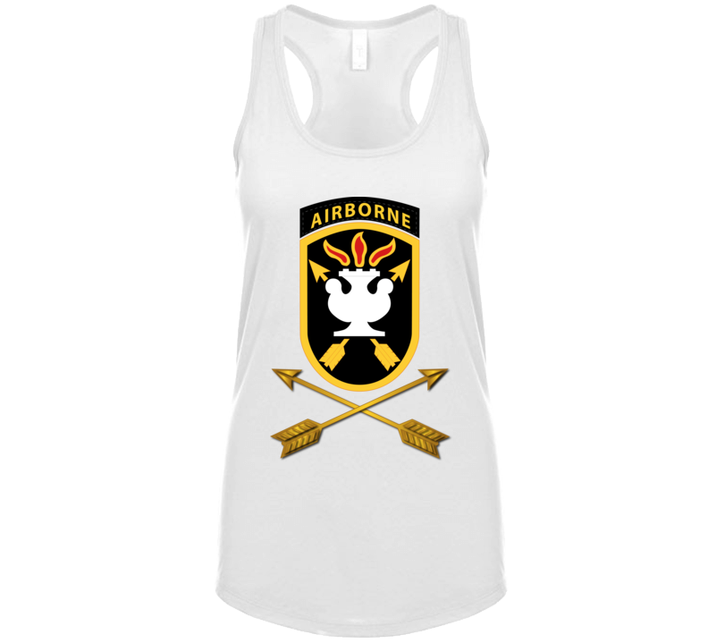 Sof - Jfk Special Warfare Center - School Ssi W Branch Wo Txt Ladies Tanktop