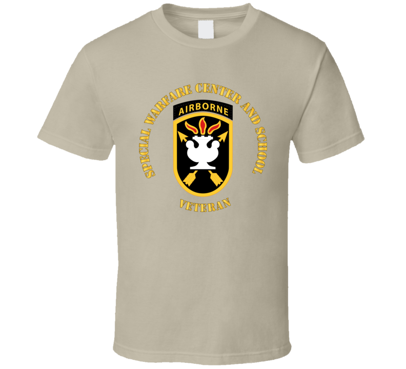 Sof - Jfkswcs -  Ssi - Veteran Wo Backgrnd T Shirt