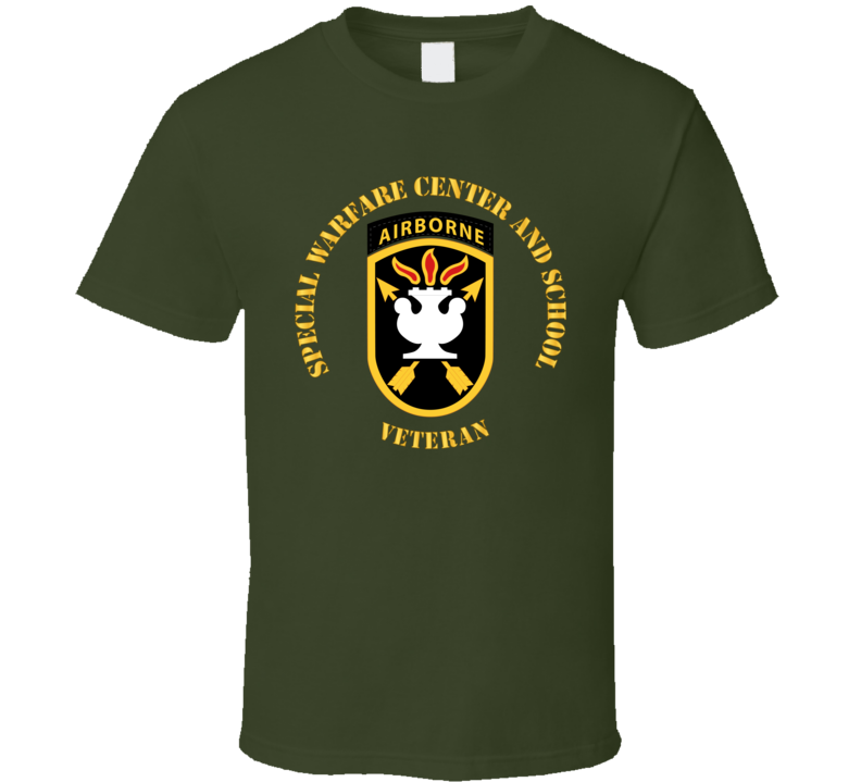 Sof - Jfkswcs -  Ssi - Veteran Wo Backgrnd T Shirt
