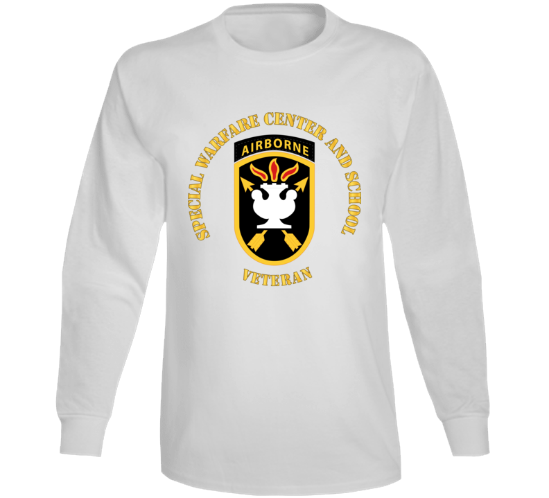 Sof - Jfkswcs -  Ssi - Veteran Wo Backgrnd Long Sleeve