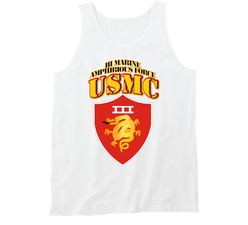 Usmc -  Iii Marine Amphibious Force - Maf Tanktop