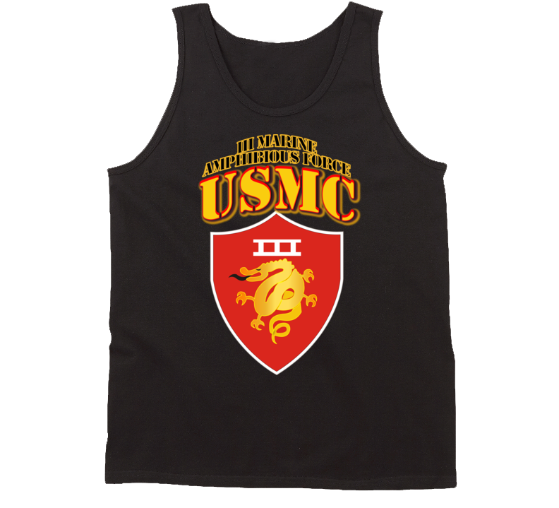 Usmc -  Iii Marine Amphibious Force - Maf Tanktop