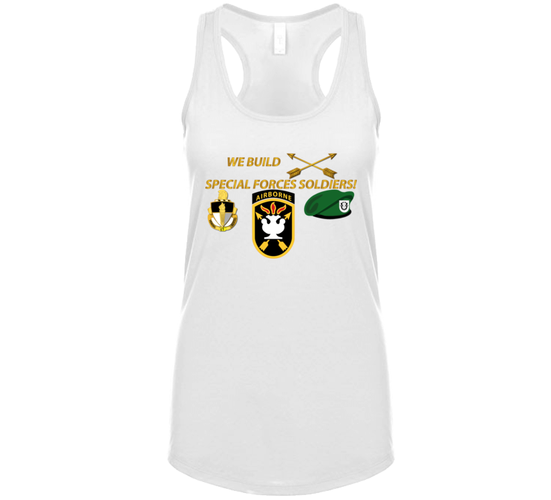 Sof - We Build Sf Soldiers Ladies Tanktop