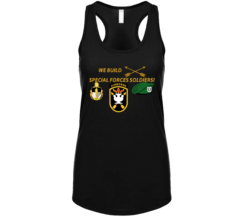Sof - We Build Sf Soldiers Ladies Tanktop