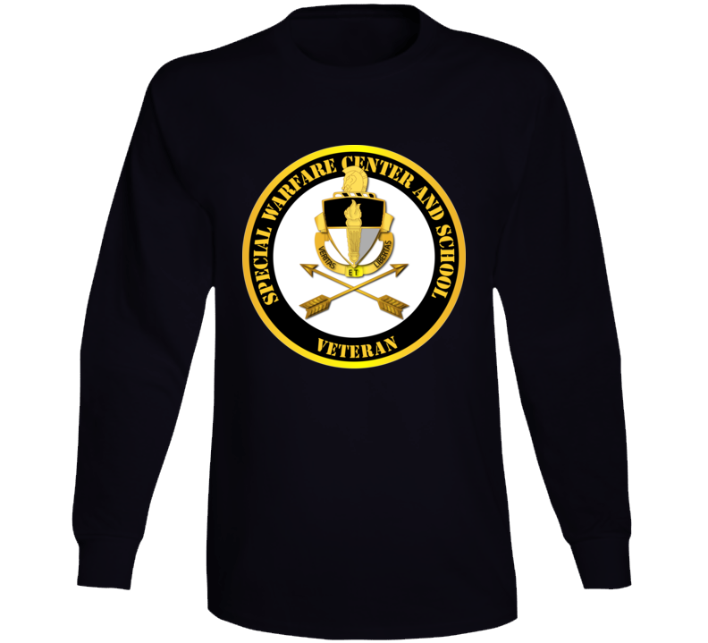 SOF - JFK Special Warfare Center and School Veteran Long Sleeve