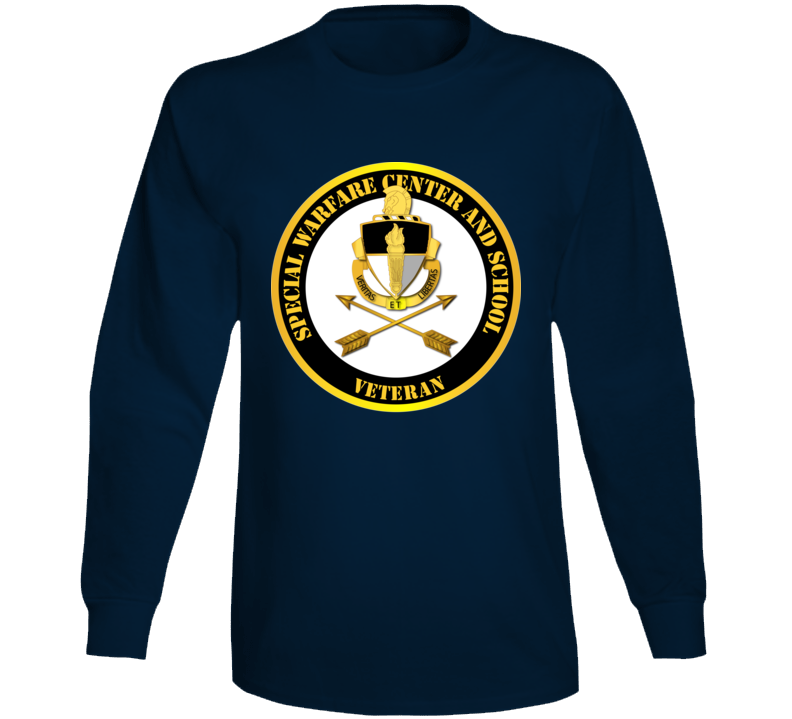 SOF - JFK Special Warfare Center and School Veteran Long Sleeve