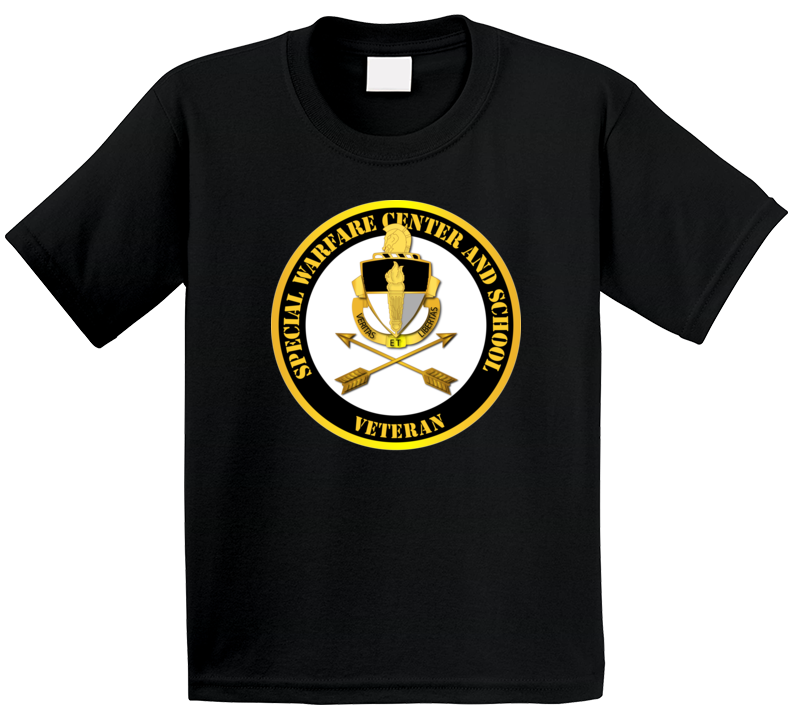 Sof - Jfk Special Warfare Center And School Veteran Kids T Shirt