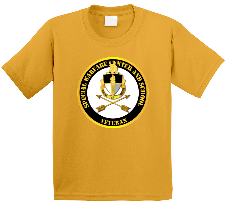 Sof - Jfk Special Warfare Center And School Veteran Kids T Shirt