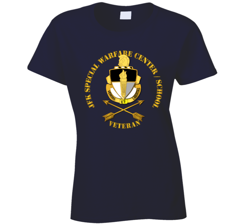 Sof - Jfk Special Warfare Center - School Veteran Wo Backgrnd T Shirt