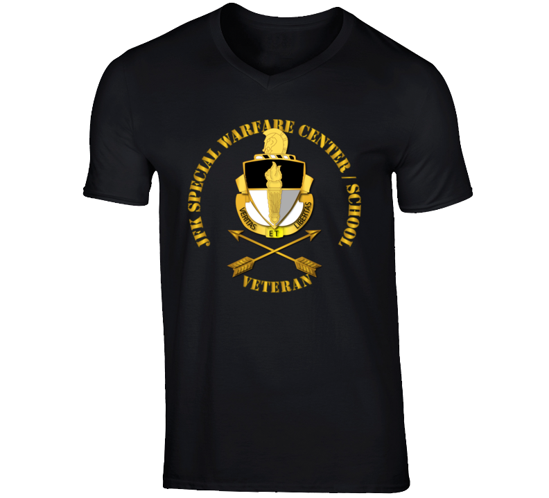 Sof - Jfk Special Warfare Center - School Veteran Wo Backgrnd T Shirt