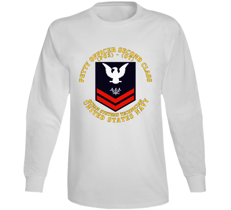 Navy - Rate - Ocean Systems Technician Po2 - Ot - Usn Long Sleeve