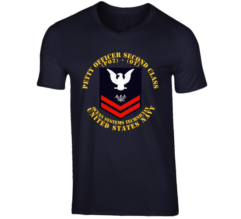 Navy - Rate - Ocean Systems Technician Po2 - Ot - Usn V-neck