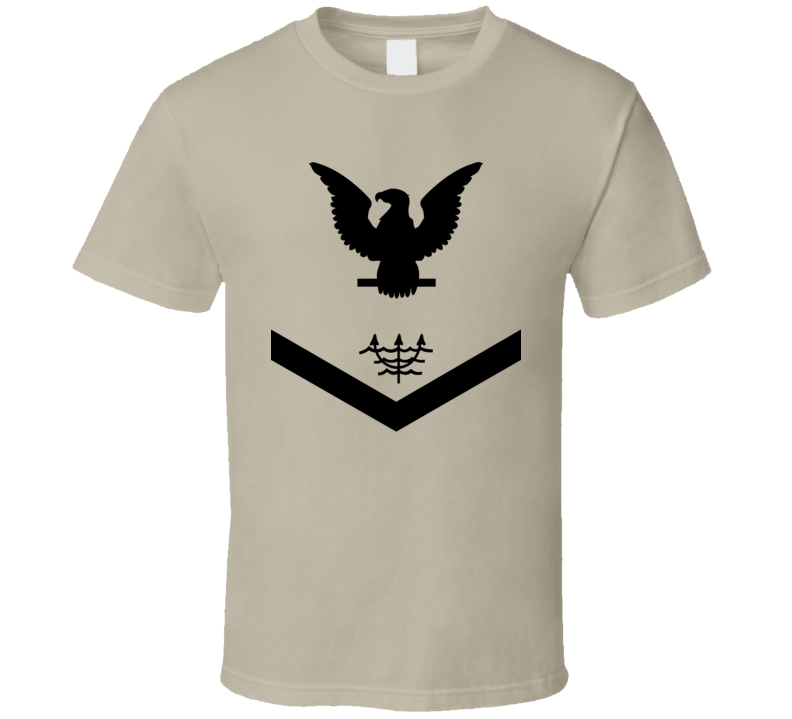 Navy - Rate - Ocean Systems Technician Po3 - Ot - Usn Wo Backgrnd - All Black T Shirt