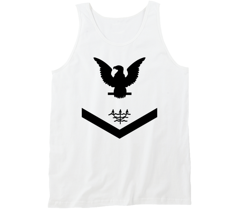 Navy - Rate - Ocean Systems Technician Po3 - Ot - Usn Wo Backgrnd - All Black Tanktop