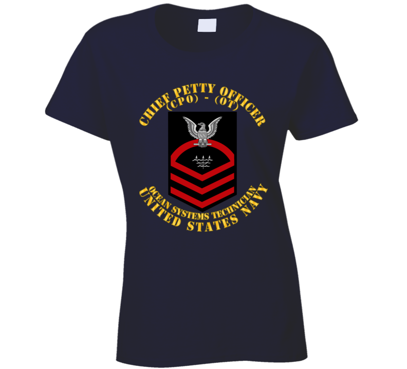Navy - Rate - Ocean Systems Technician Cpo - Ot - Red - Usn Ladies