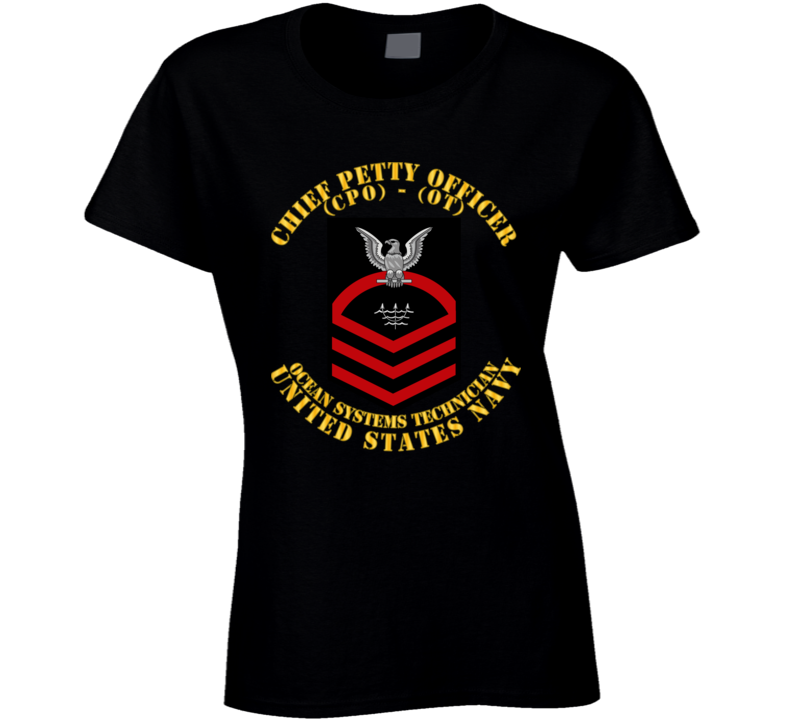 Navy - Rate - Ocean Systems Technician Cpo - Ot - Red - Usn Ladies