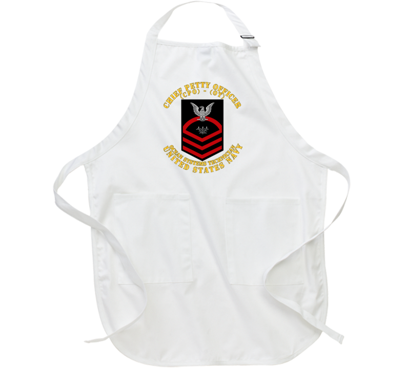 Navy - Rate - Ocean Systems Technician Cpo - Ot - Red - Usn Apron