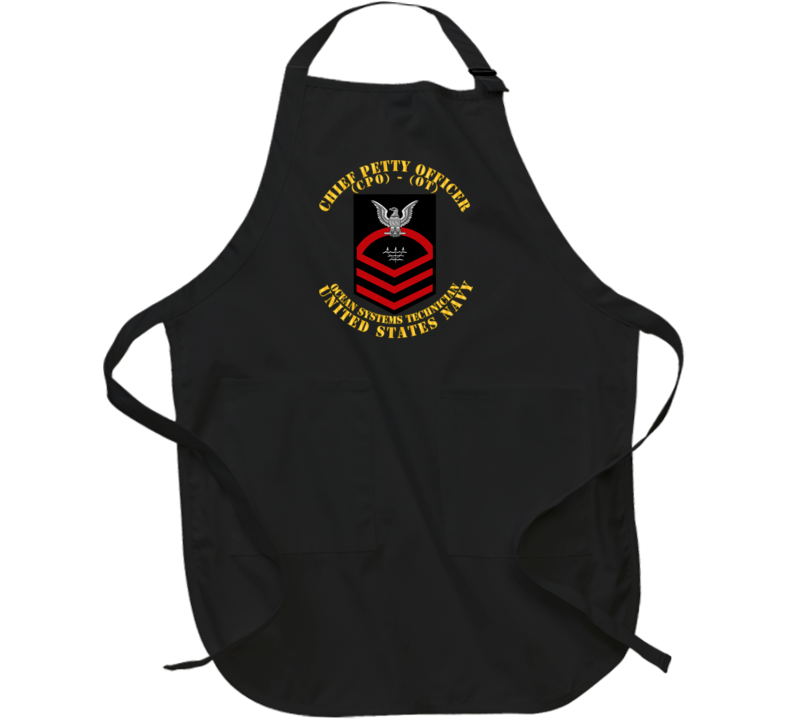 Navy - Rate - Ocean Systems Technician Cpo - Ot - Red - Usn Apron