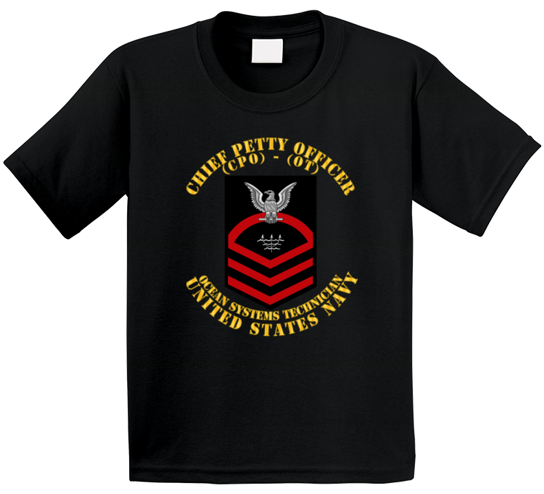 Navy - Rate - Ocean Systems Technician Cpo - Ot - Red - Usn Kids
