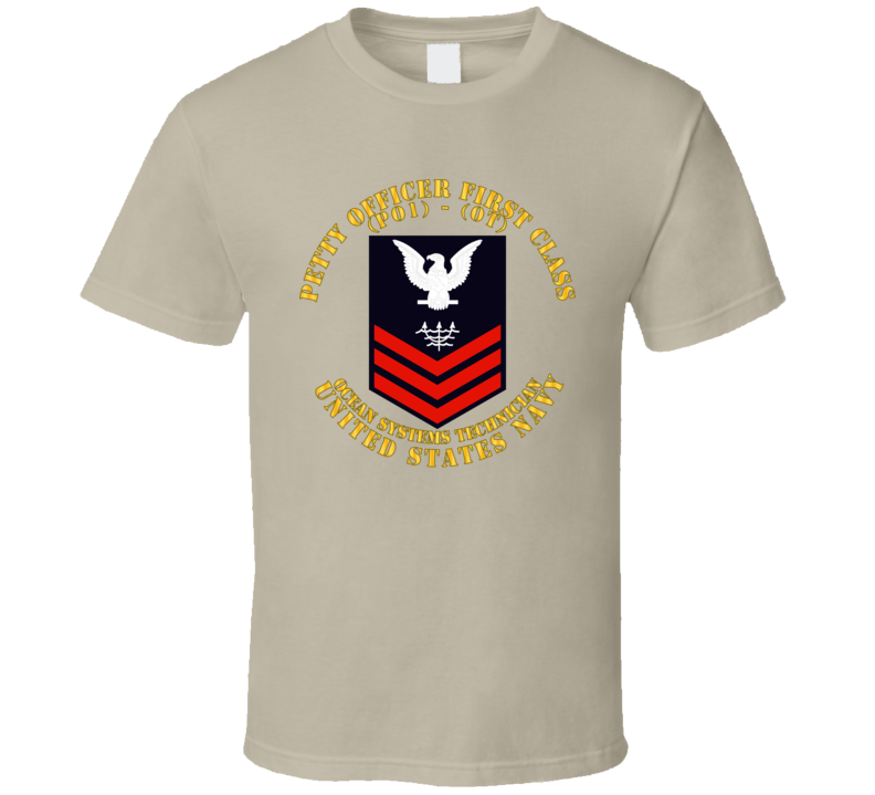 Navy - Rate - Ocean Systems Technician Po1 - Ot - Usn T Shirt