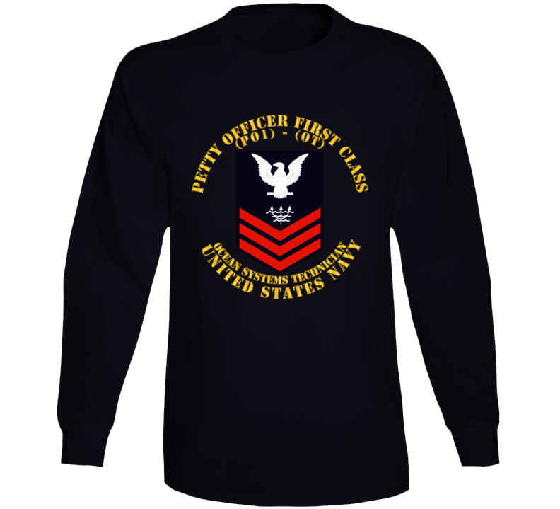 Navy - Rate - Ocean Systems Technician Po1 - Ot - Usn Long Sleeve