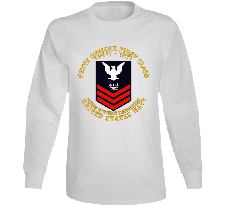 Navy - Rate - Ocean Systems Technician Po1 - Ot - Usn Long Sleeve