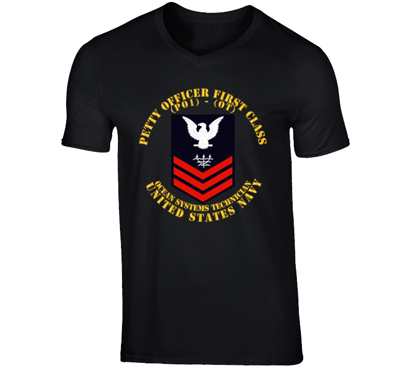 Navy - Rate - Ocean Systems Technician Po1 - Ot - Usn V-neck