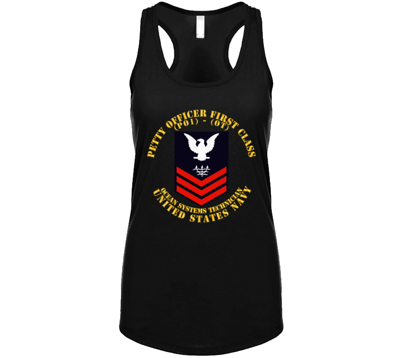 Navy - Rate - Ocean Systems Technician Po1 - Ot - Usn Ladies Tanktop