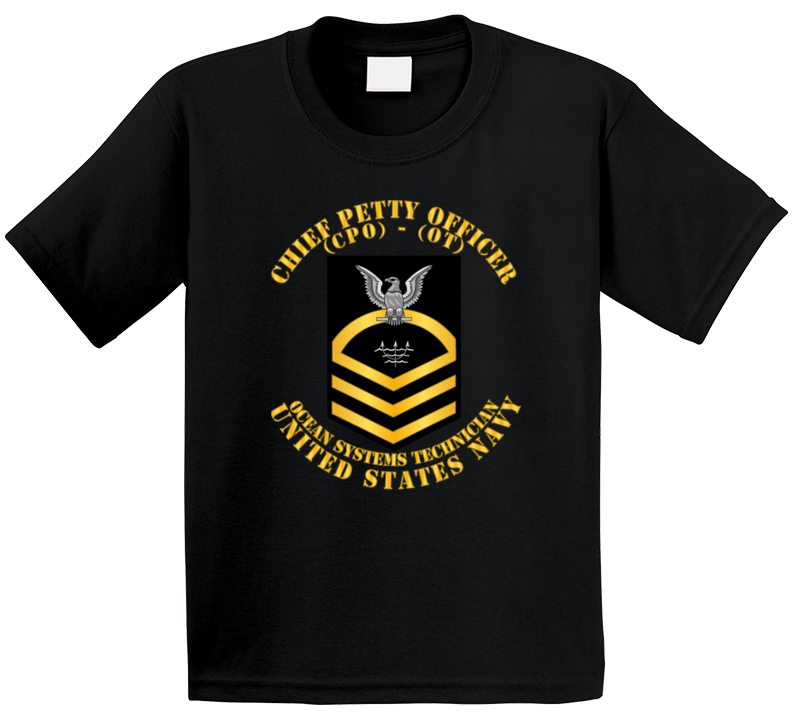 Navy - Rate - Ocean Systems Technician Cpo - Ot - Gold - Usn Kids