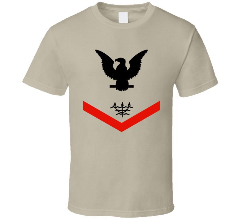 Navy - Rate - Ocean Systems Technician Po3 - Ot - Usn Wo Backgrnd - Black T Shirt