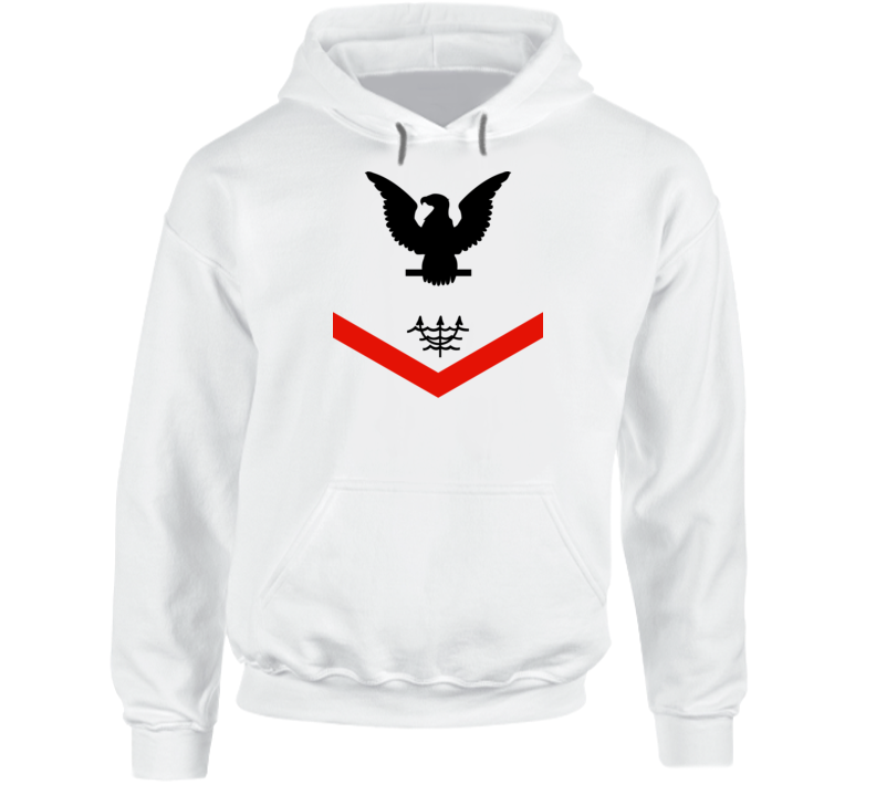 Navy - Rate - Ocean Systems Technician Po3 - Ot - Usn Wo Backgrnd - Black Hoodie