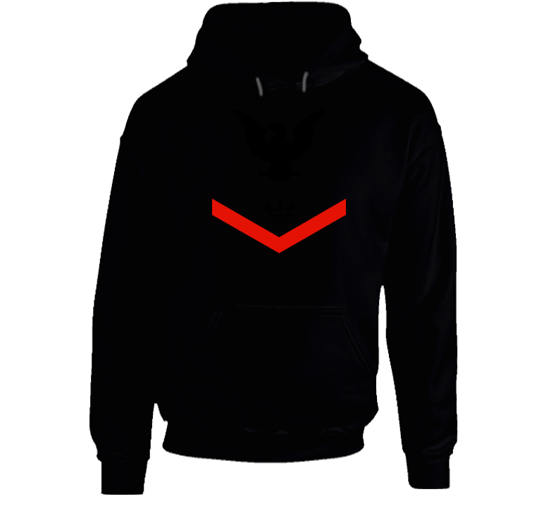 Navy - Rate - Ocean Systems Technician Po3 - Ot - Usn Wo Backgrnd - Black Hoodie