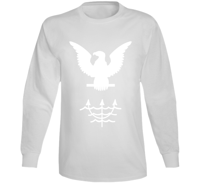 Navy - Rate - Ocean Systems Technician - Ot Wo Lines - White (1) Long Sleeve