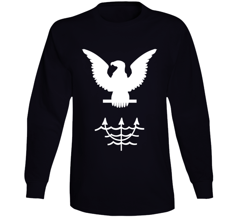 Navy - Rate - Ocean Systems Technician - Ot Wo Lines - White (1) Long Sleeve