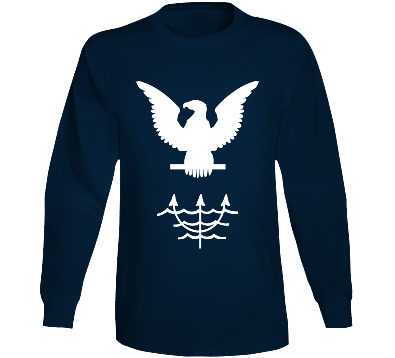 Navy - Rate - Ocean Systems Technician - Ot Wo Lines - White (1) Long Sleeve