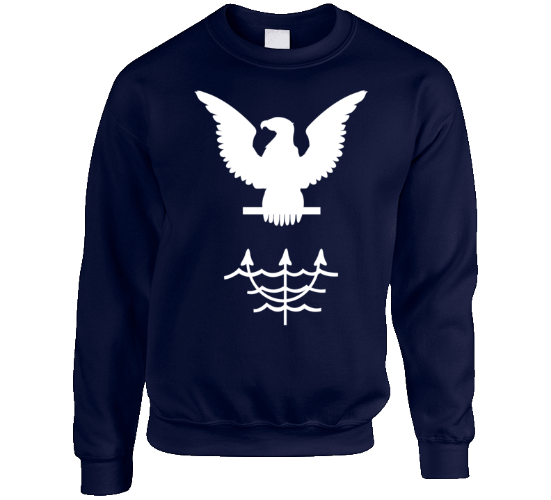 Navy - Rate - Ocean Systems Technician - Ot Wo Lines - White (1) Sweat Shirt