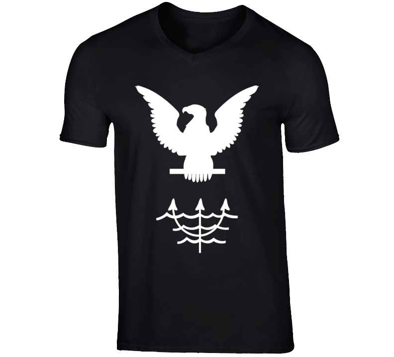 Navy - Rate - Ocean Systems Technician - Ot Wo Lines - White (1) V-neck